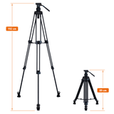 Professional video tripod v10i