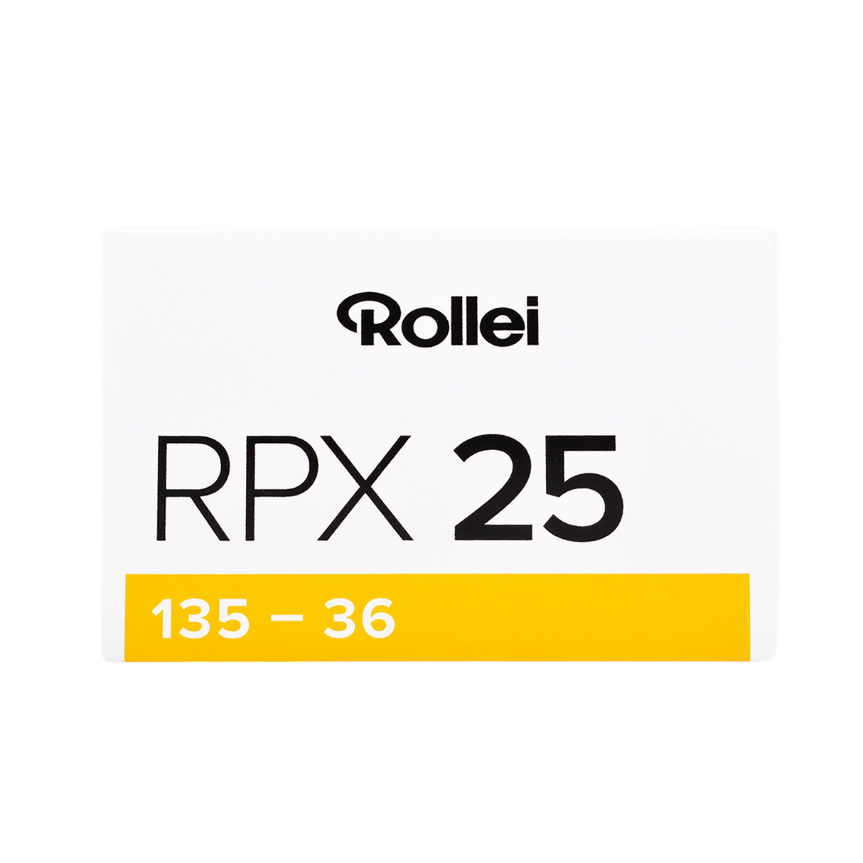 RPX black and white negative film | 35 mm | 36 recordings | ISO 25/100/400