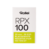 RPX black and white negative film | 35 mm | 36 recordings | ISO 25/100/400